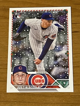 2023 Topps HOLIDAY - Rookie Card - JUSTIN STEELE #H191