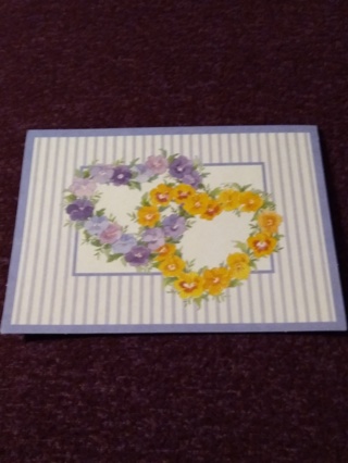 Floral Hearts Notecard 