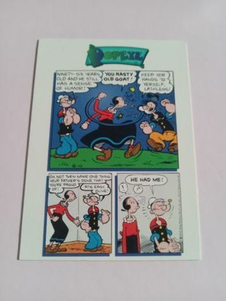 1994 Popeye The Sailer Man Popeye Card