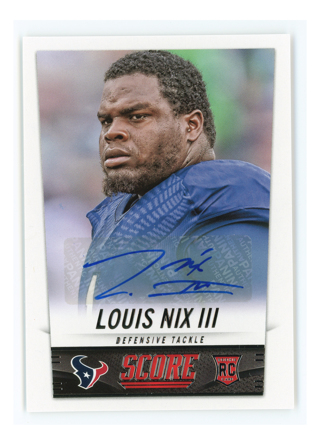 Louis Nix III - Notre Dame - 2014 Score Rookie Signatures