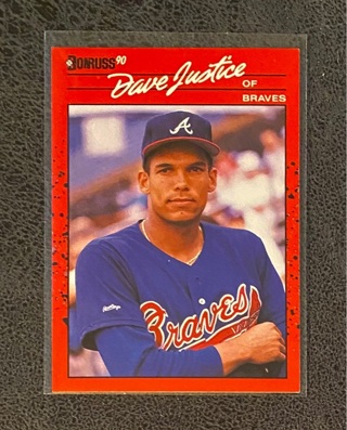 David Justice rookie card