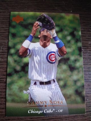 Sammy Sosa Chicago Cubs Upper Deck 95