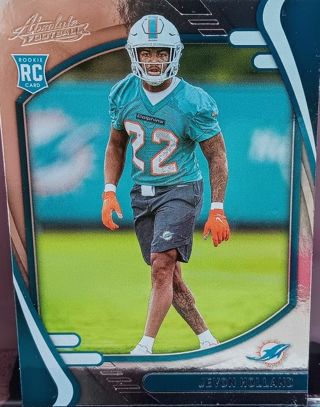 2021 ABSOLUTE JAVON HOLLAND ROOKIE RC # 165 MIAMI DOLPHINS