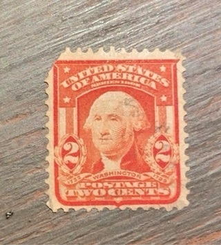 1903 $.02 WASHINGTON STAMP SCOTT #318