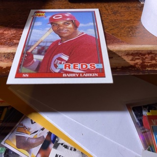 1991 topps Barry Larkin baseball card 