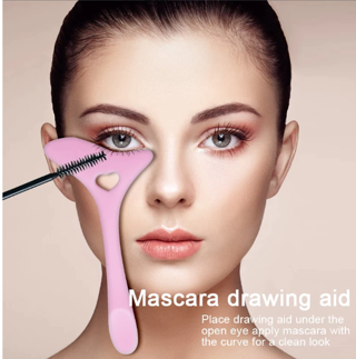1pcs Silicone Eyeliner Makeup Stencils Wing Tips Marscara Drawing Lipstick Wearing Aid Face Cream 