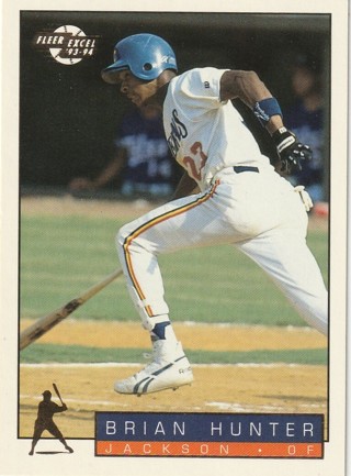 1993 Fleer Excel Brian Hunter #202 Jackson Generals Baseball Card