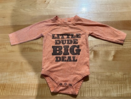 9M little dude big deal outfit 