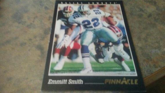 1993 PINNACLE EMMITT SMITH DALLAS COWBOYS FOOTBALL CARD# 100
