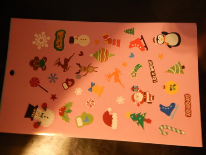 New sheet of "CHRISTMAS/HOLIDAY" stickers. 