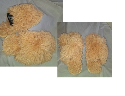 NEW Womens Size 9 Fuzzy-Feetz(c) Slippers SO Cute