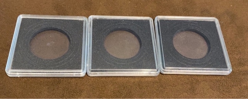 Read Description! 3 coin cases, quarter and larger