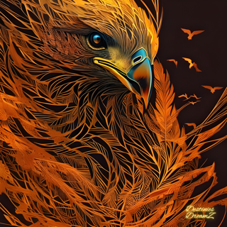 Listia Digital Collectible: Destinies DreamZ: Flaming Eagle