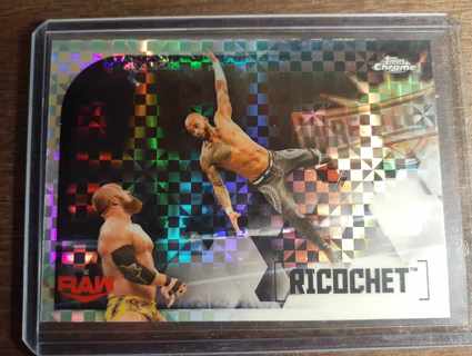  2020 Topps Chrome WWE X-Fractors ~ Ricochet