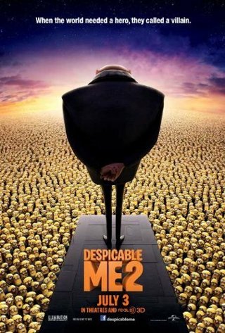  "Despicable Me 2" HD-"Vudu or Movies Anywhere & 4K I Tunes" Digital Code