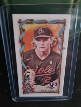 Gunnar Henderson Allen & Ginter mini RC!!