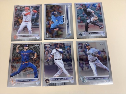 2022 Topps Chrome Update lot