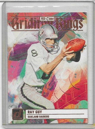 Ray Guy 2023 Donruss All Time Gridiron Kings #ATG13