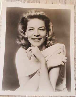 8 x 10" Glossy Photo of Lauren Bacall