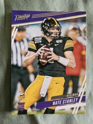 2020 Panini Prestige Rookie Nate Stanley