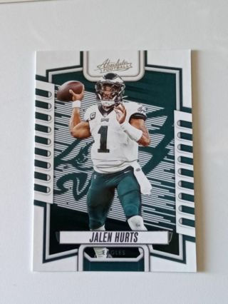 Two Philadelphia Eagles Hurts & Vick Football Cards