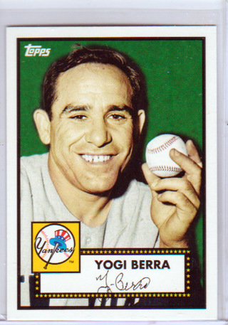 Yogi Berra, 2010 Topps 1947 World Series Card #11, New York Yankees, (EL)