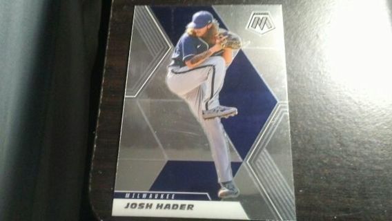 2021 PANINI MOSAIC JOSH HADER MILWAUKEE BREWERS BASEBALL CARD# 146