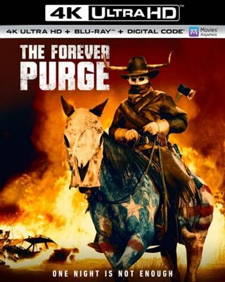 The Forever Purge (Digital 4K UHD Download Code Only) *Horror* *Ana de la Reguera* *Josh Lucas*