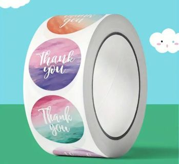 ➡️SuPeR SPECIAL⭕NEW⭕(30) 1" THANK YOU STICKERS!!