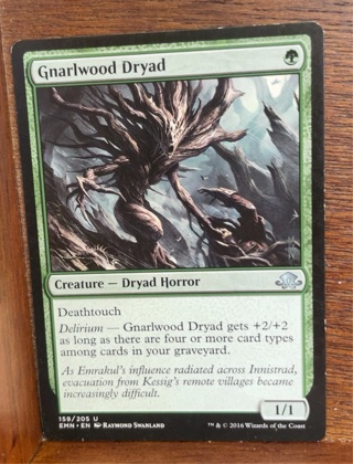 Magic The Gathering Gnarlwood Dryad (159/234) Eldritch Moon Lp