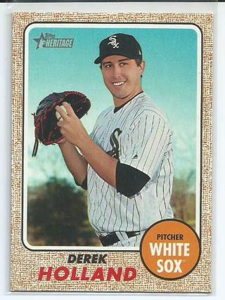 2017 Topps Heritage High Number Derek Holland #652 White Sox
