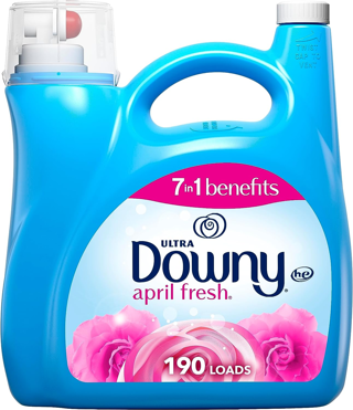 [NEW] Downy Ultra Laundry Liquid Fabric Softener (Conditioner) - April Fresh, (190 Loads) 140 fl oz.