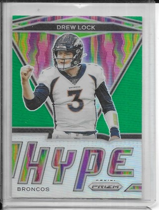 Drew Lock 2020 Prizm Hype Prizms Green #15