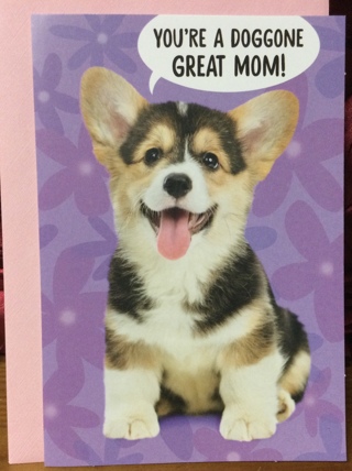 Moms Day Card Dog 