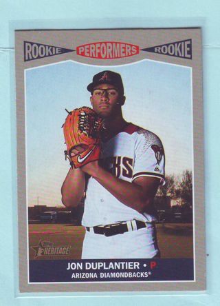 2019 Topps Heritage High Number Jon Duplantier ROOKIE Baseball Card # RP-5 Diamondbacks