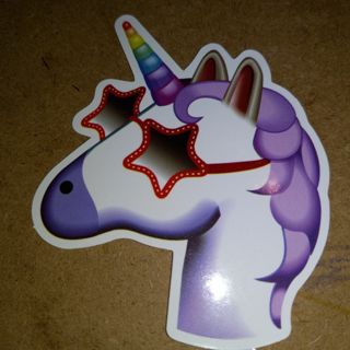Unicorn nice new vinyl sticker no refunds regular mail only Very nice these are all nice