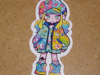 Cute new one vinyl sticker no refunds regular mail only Very nice