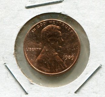 1989 P Lincoln Cent-From Mint Set-B.U.