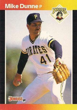 Mike Dunne 1989 Donruss Pittsburgh Pirates