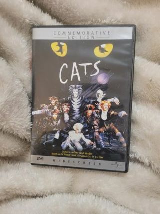 CATS WIDESCREEN DVD IN VERY GOOD CONDITION PLUS 1 MYSTERY DVD