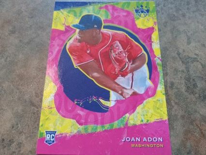 2022 PANINI DIAMOND KINGS ROOKIE JOAN ADON WASHINGTON NATIONALS BASEBALL CARD# 141