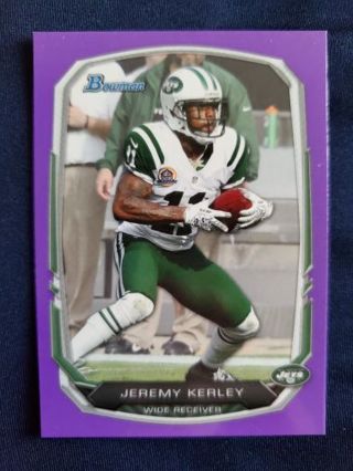 2013 Bowman Purple Jeremy Kerley