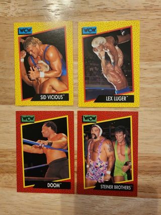 4 WCW Cards