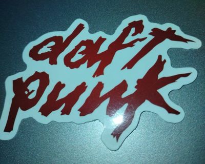 Daft punk vinyl laptop computer PS4 Xbox band sticker