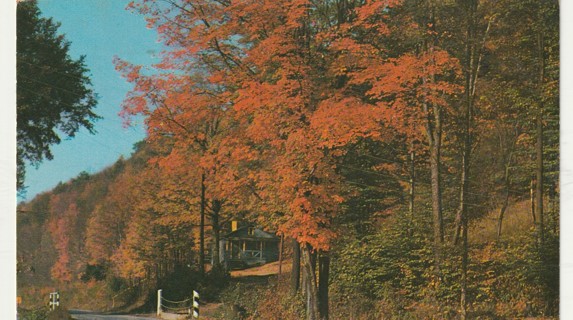 Vintage Used Postcard: C: 1963 Hunting Lodges, PA