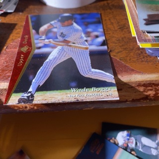 1995 upper deck sp wade Boggs baseball card 