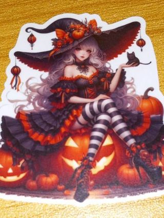 Anime pretty new one big vinyl lab top sticker no refunds regular mail high quality!