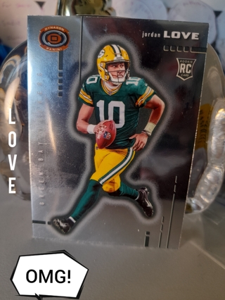 2021 Jordan Love Dynagon Mirrored Chrome Rookie / Packers