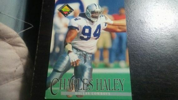 1994 CLASSIC PRO LINE LIVE CHARLES HALEY DALLAS COWBOYS FOOTBALL CARD# 27