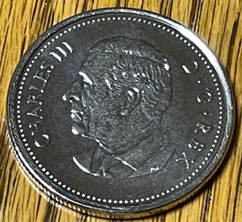 2023 Canada Half Dollar King Charles lll BU Rare